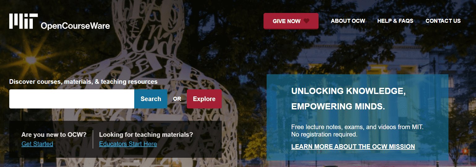 OpenCourseWare platform